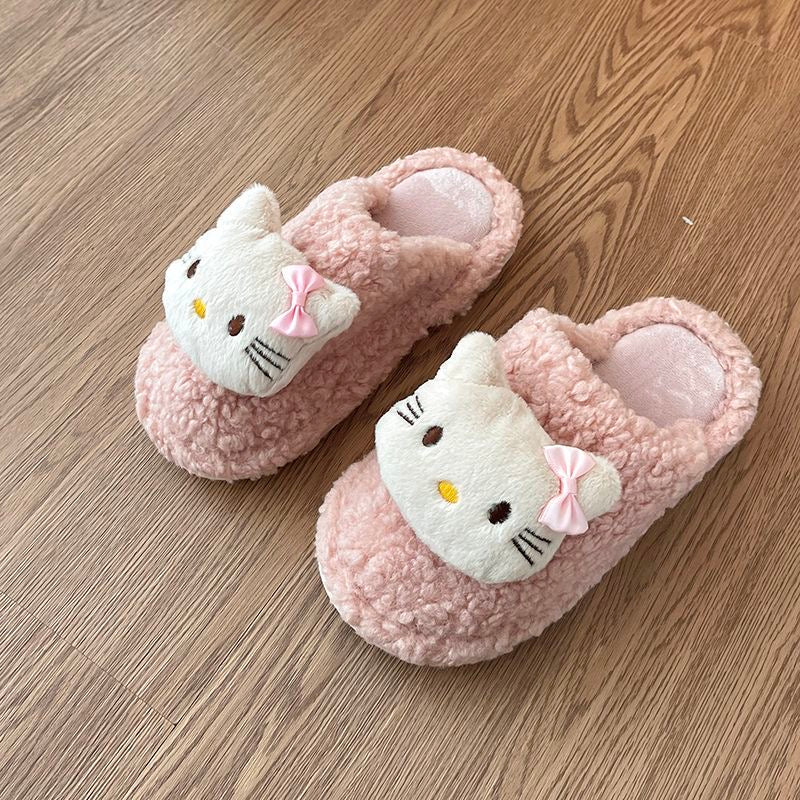 2024 Winter Women’s Kitty Slippers - Cute, Lightweight, Non-Slip