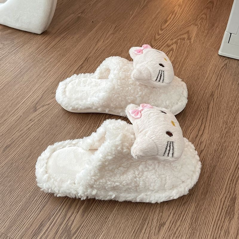 2024 Winter Women’s Kitty Slippers - Cute, Lightweight, Non-Slip